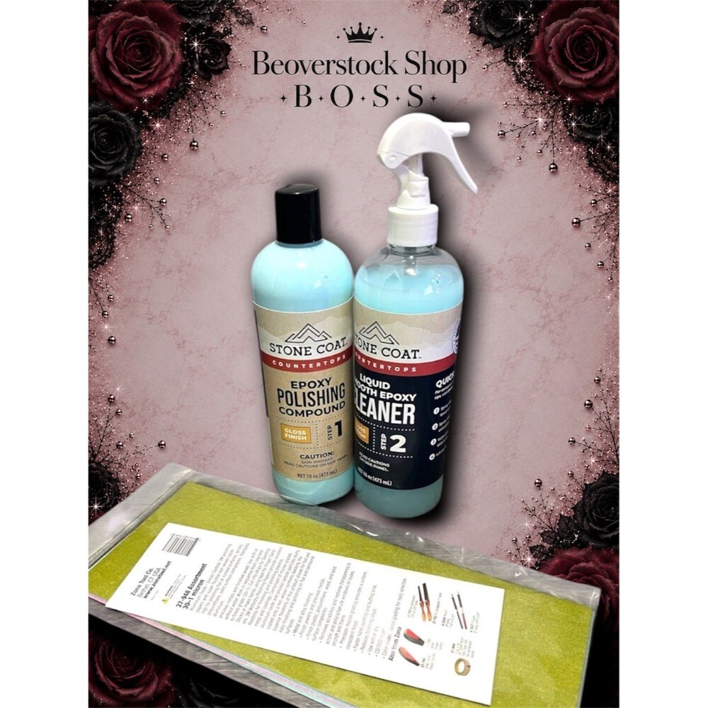 Bundle of Polishing & Cleaning Kit for Epoxy Resin and Zona 37-948 3M Wet/Dry Po